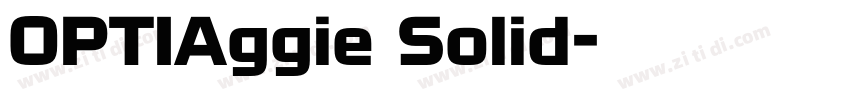 OPTIAggie Solid字体转换